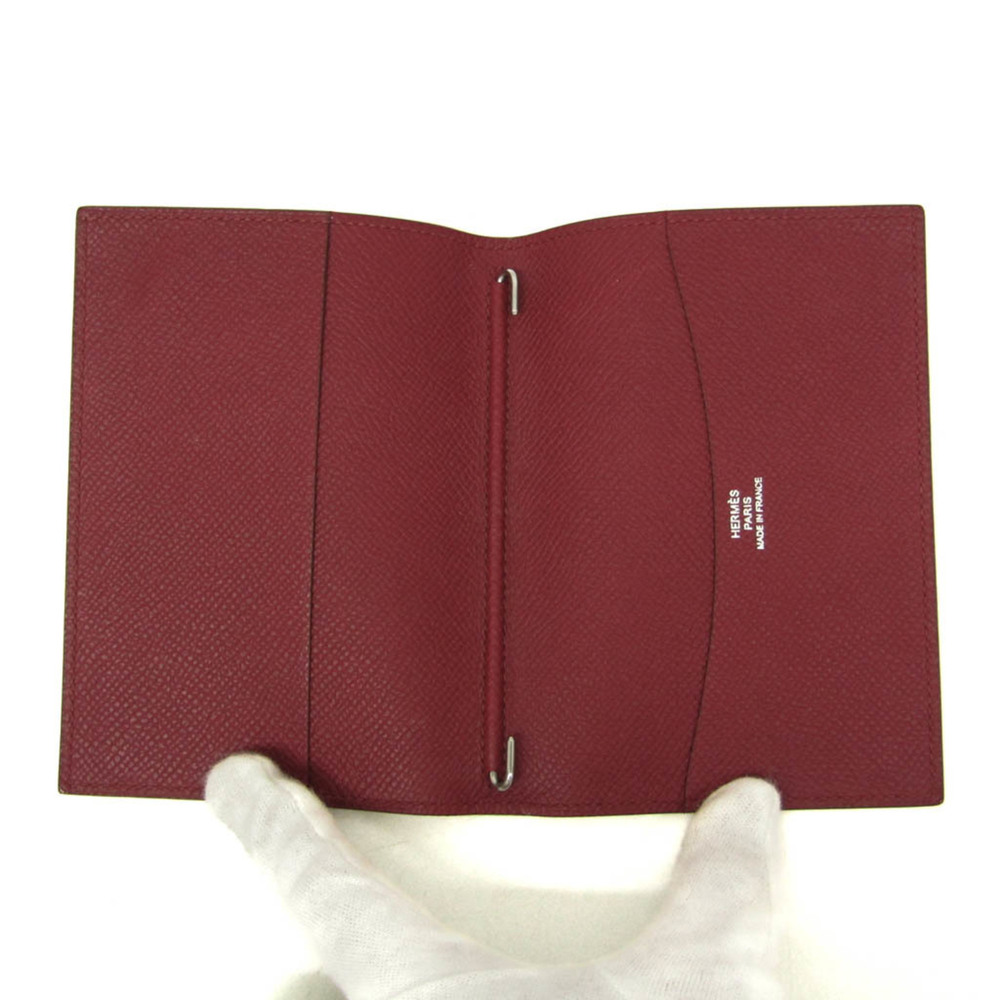 Hermes Compact Size Planner Cover Wine Agenda GM - Picture 3 of 13